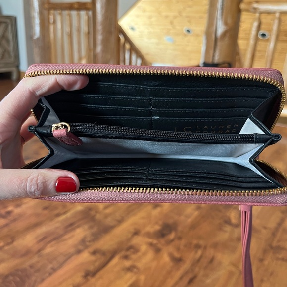 Pink Leather Wallet - Picture 3 of 3